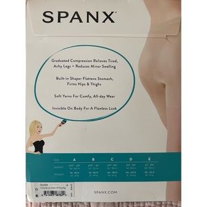Spanks Graduated Compression Sheers/hosiery/pantyhose